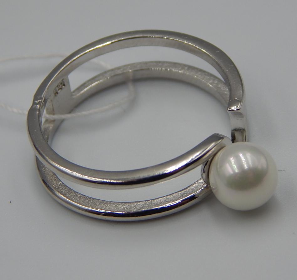 Срібна каблучка з перлами (32925153) 2