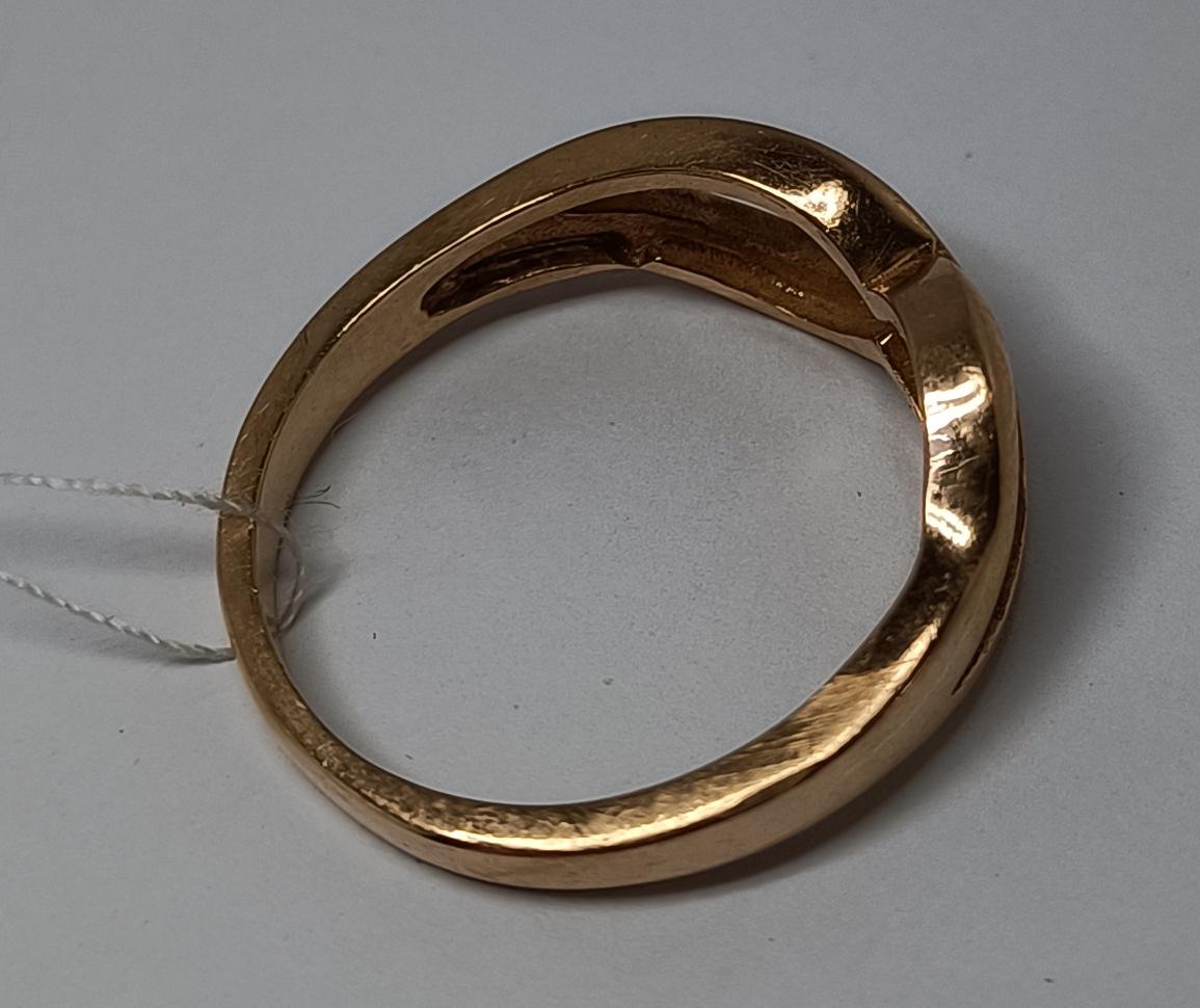 Кольцо из красного золота с цирконием (33723988) 4