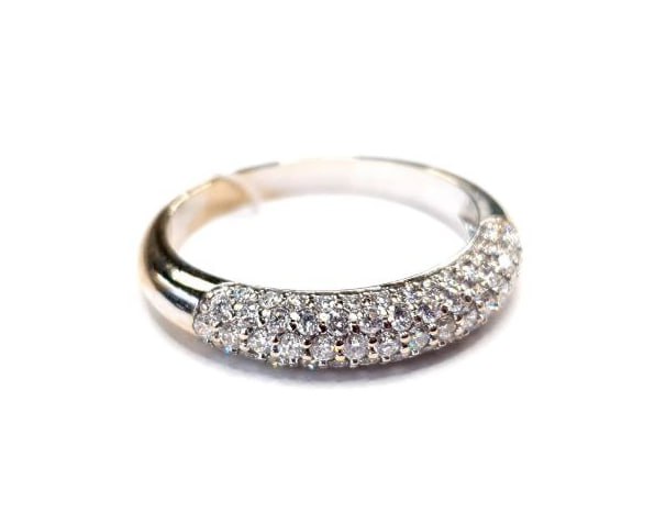 Кольцо из белого золота с бриллиантом (-ми) (31201888) 2