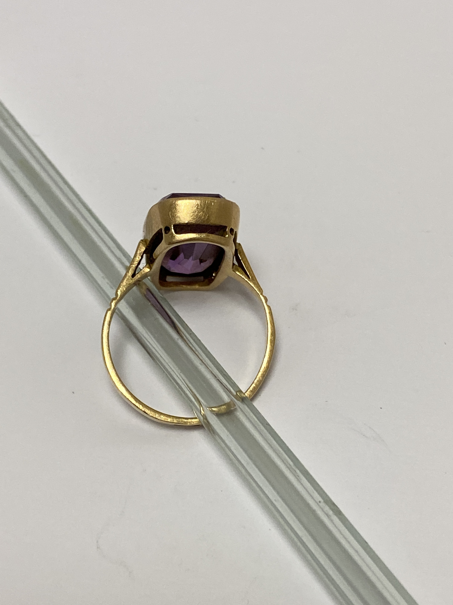 Кольцо из красного золота с цирконием (33806802) 1