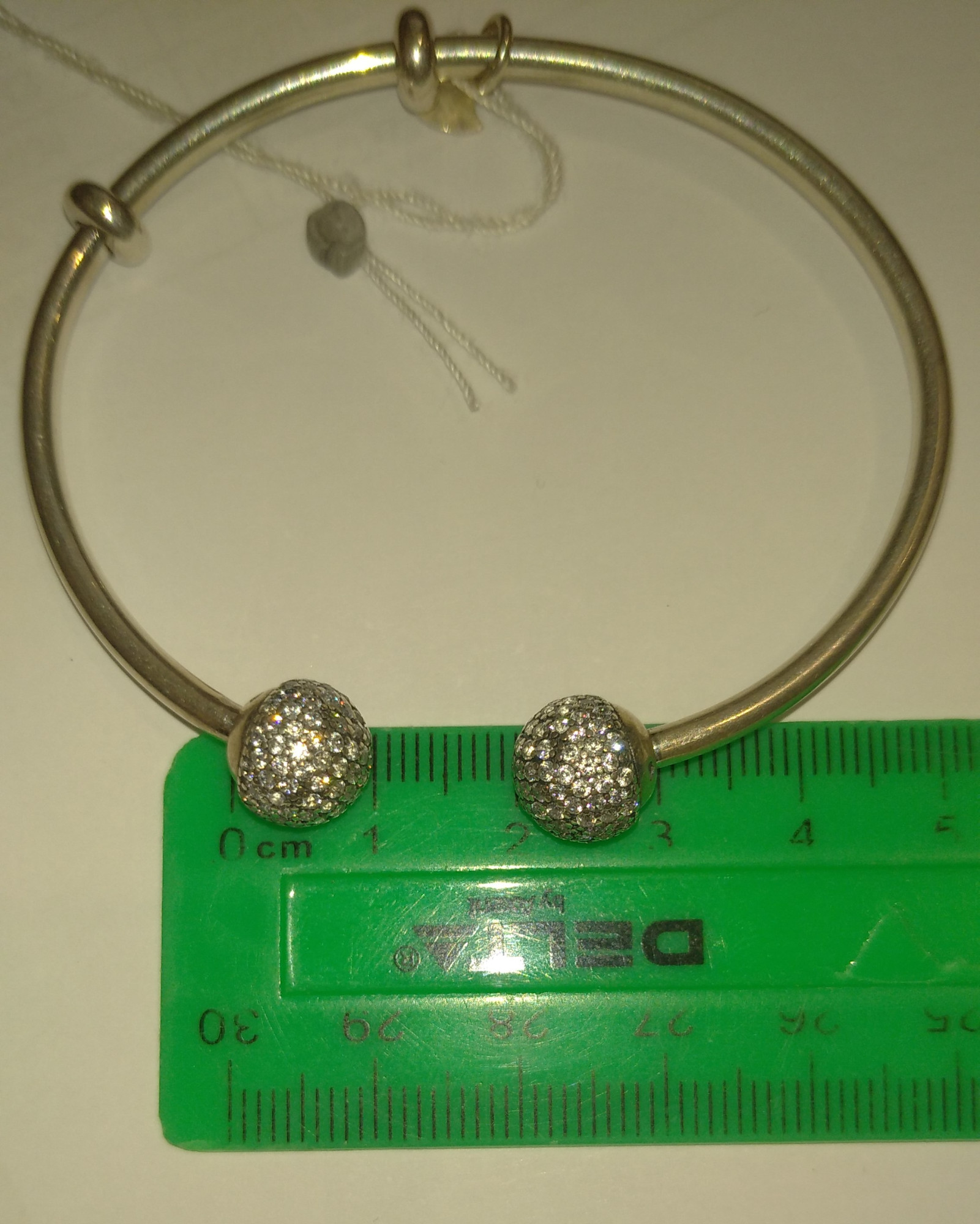 Срібний браслет із цирконієм (31220863) 1