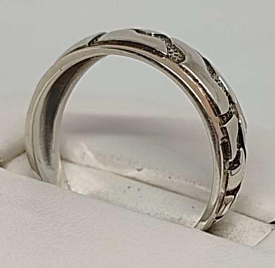Серебряное кольцо с позолотой (31407028) 1