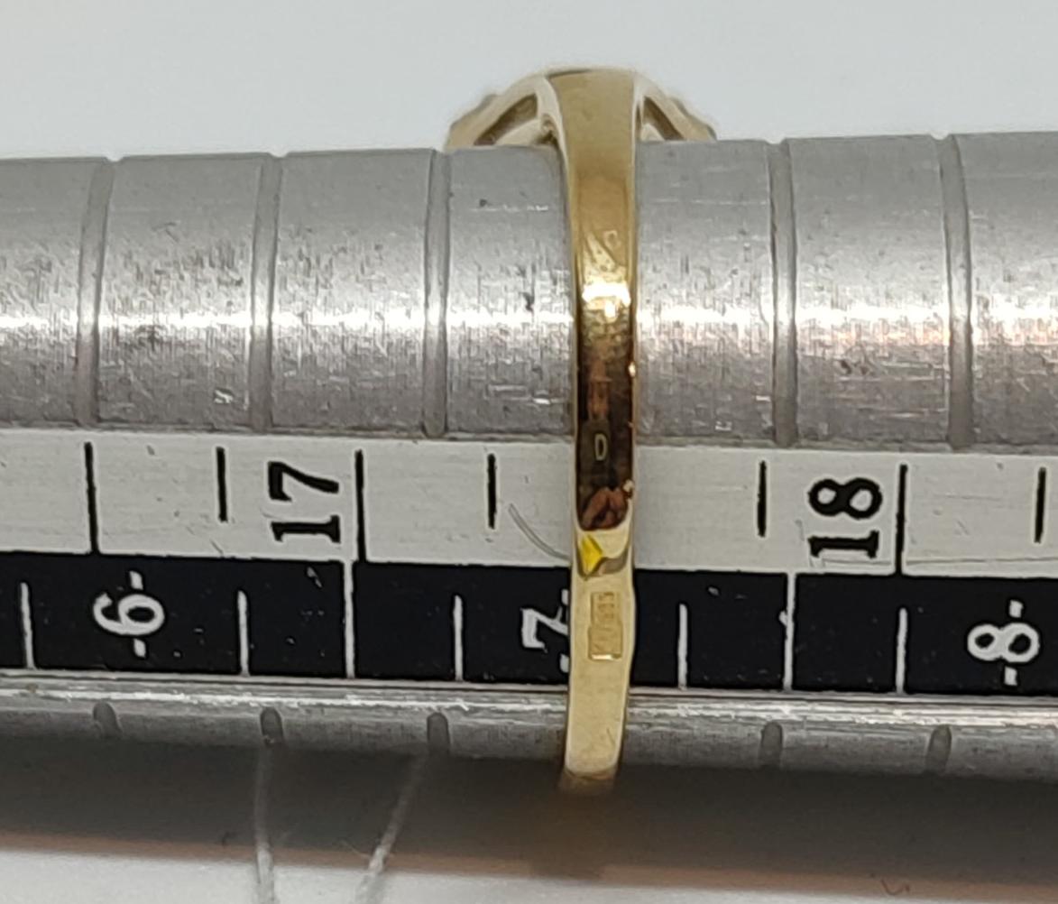 Кольцо из красного золота с празиолитом и бриллиантом (-ми) (27416611) 5