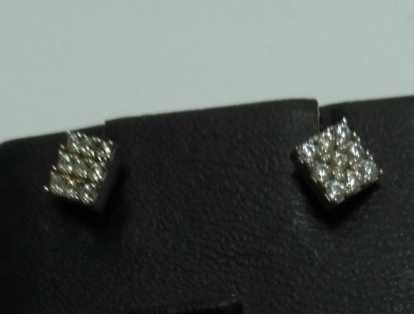 Срібні сережки з цирконієм (30391568) 1