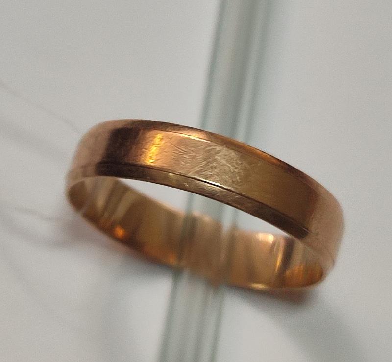 Обручальное кольцо из красного золота (33734945) 0