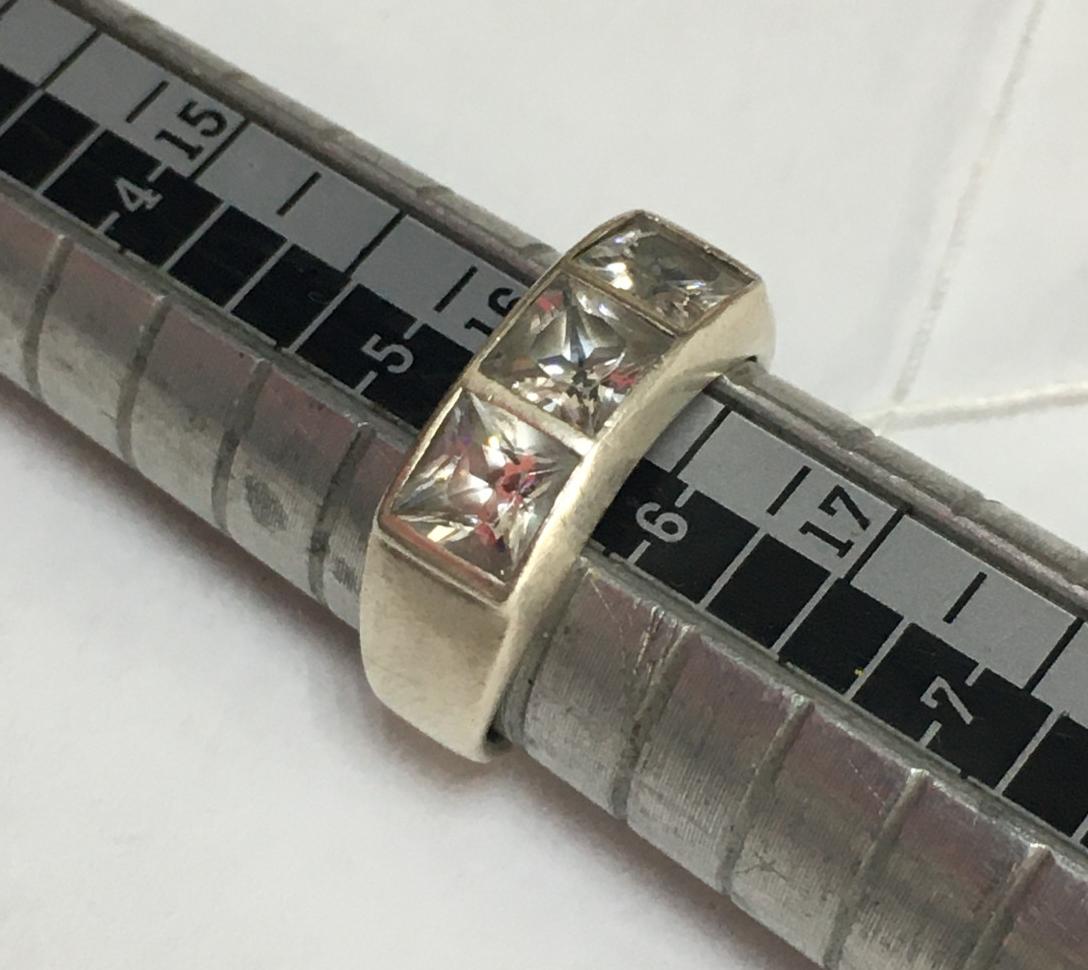 Серебряное кольцо с цирконием (33446522) 2