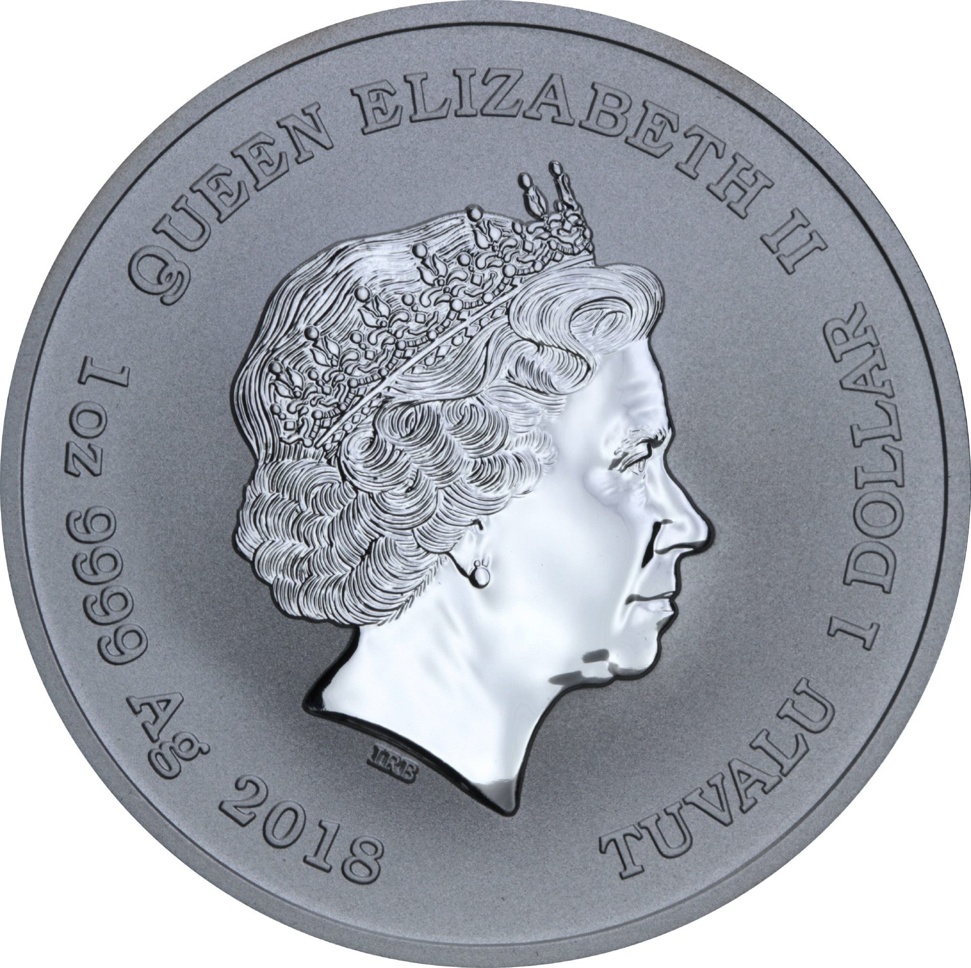 Серебряная монета 1oz Черная Пантера 1 доллар 2018 Тувалу (29127611) 1
