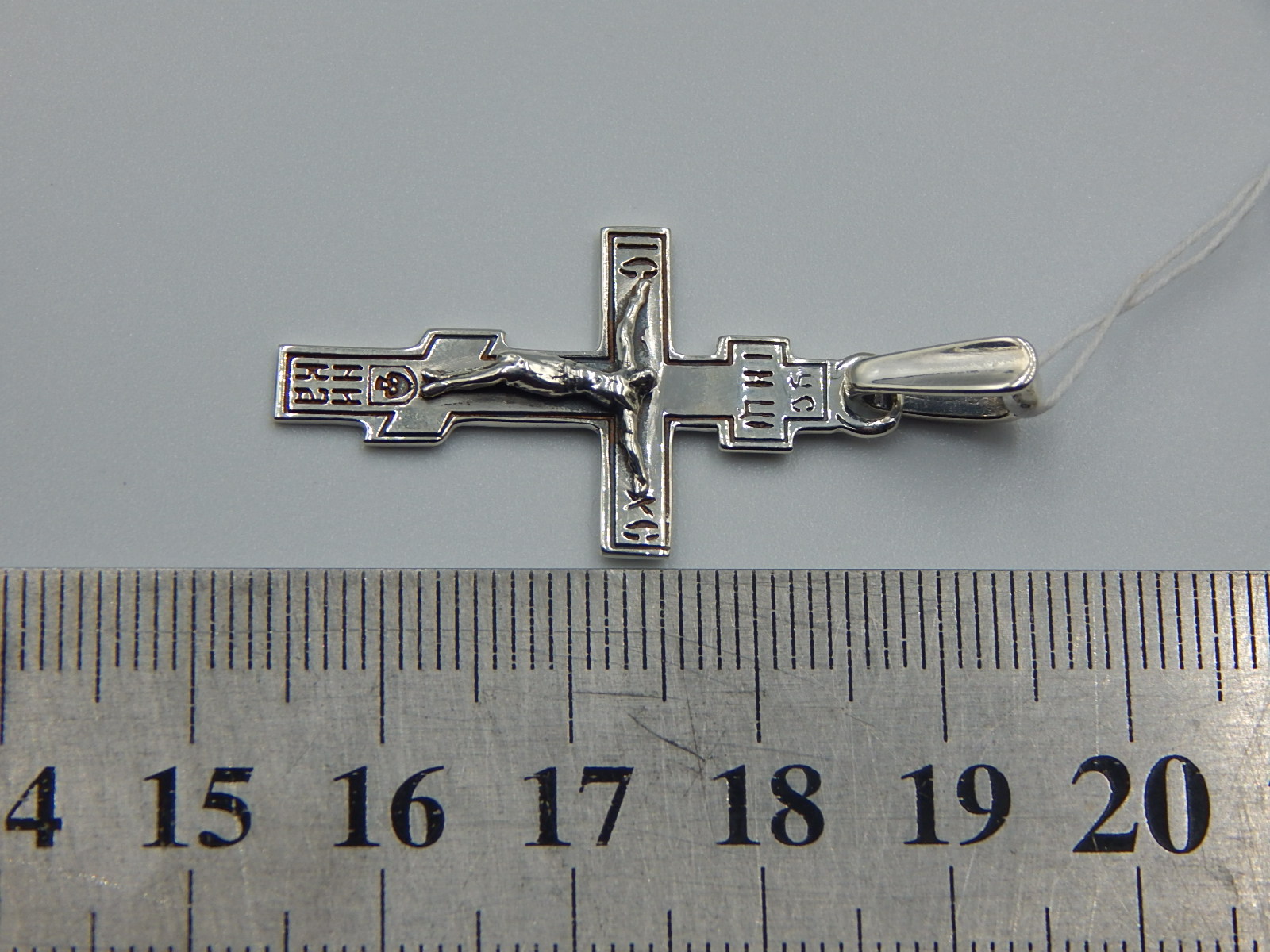 Срібний підвіс-хрест (31867722) 3