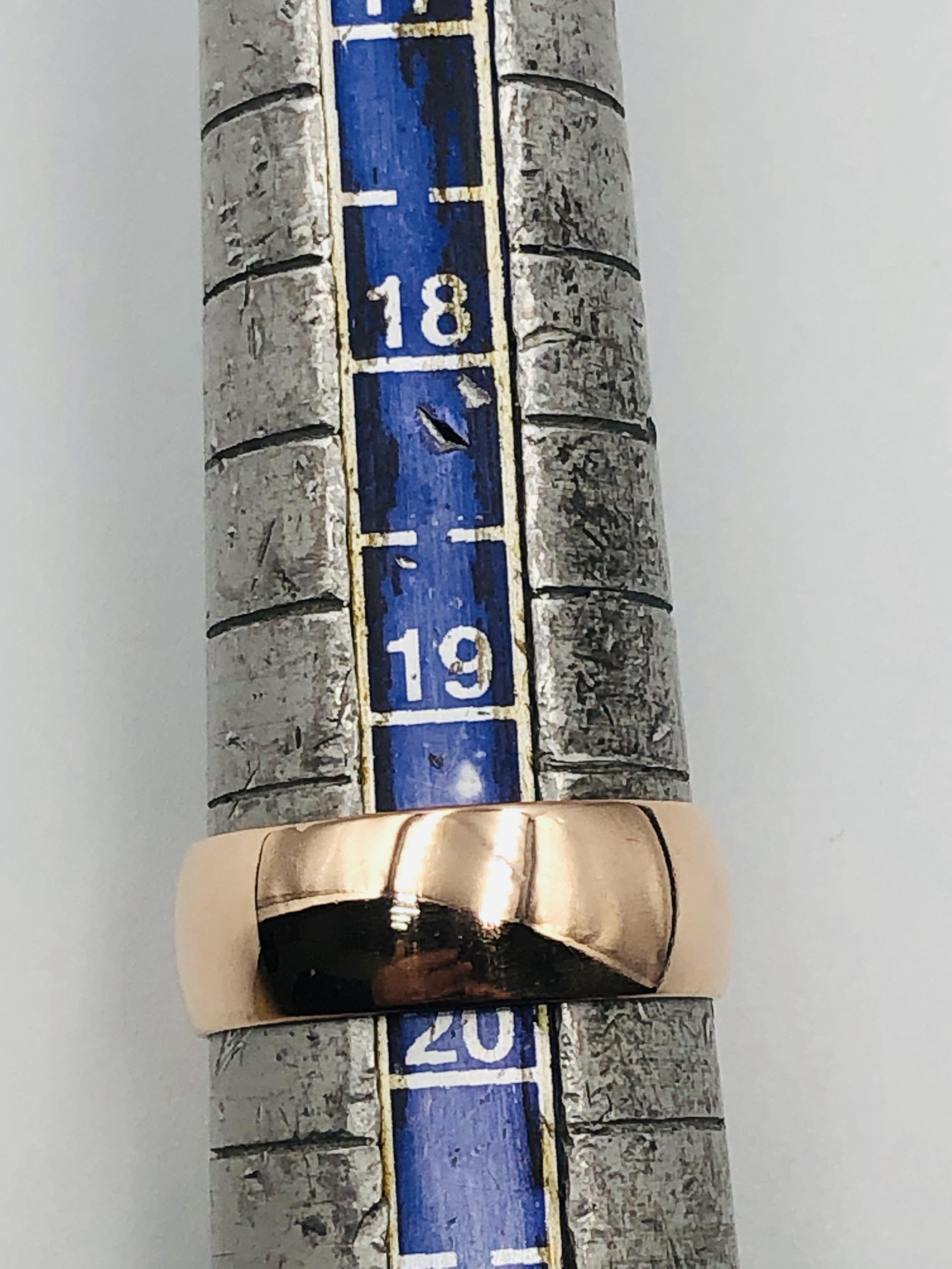 Обручальное кольцо из красного и белого золота с бриллиантом (-ми) (32314770) 2