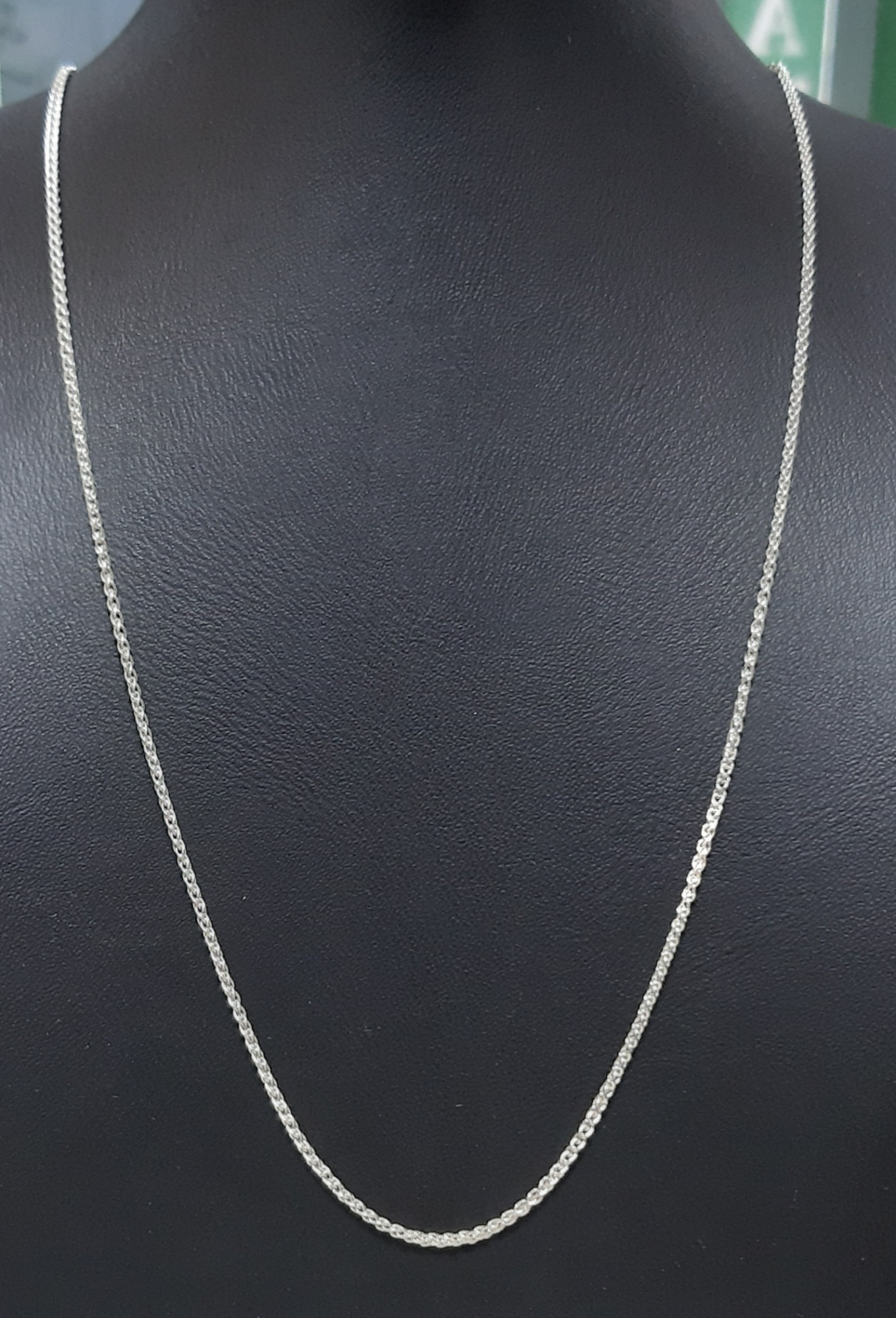 Серебряная цепь с плетением Колосок (30528515) 6