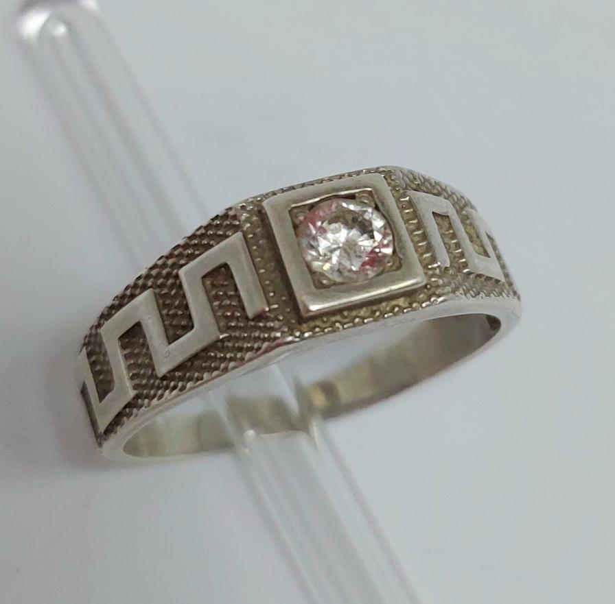 Срібний перстень із цирконієм (33033292) 0