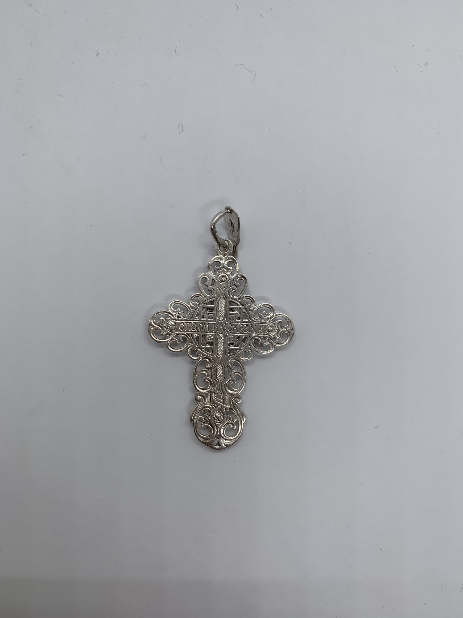 Срібний підвіс-хрест (33534829) 1