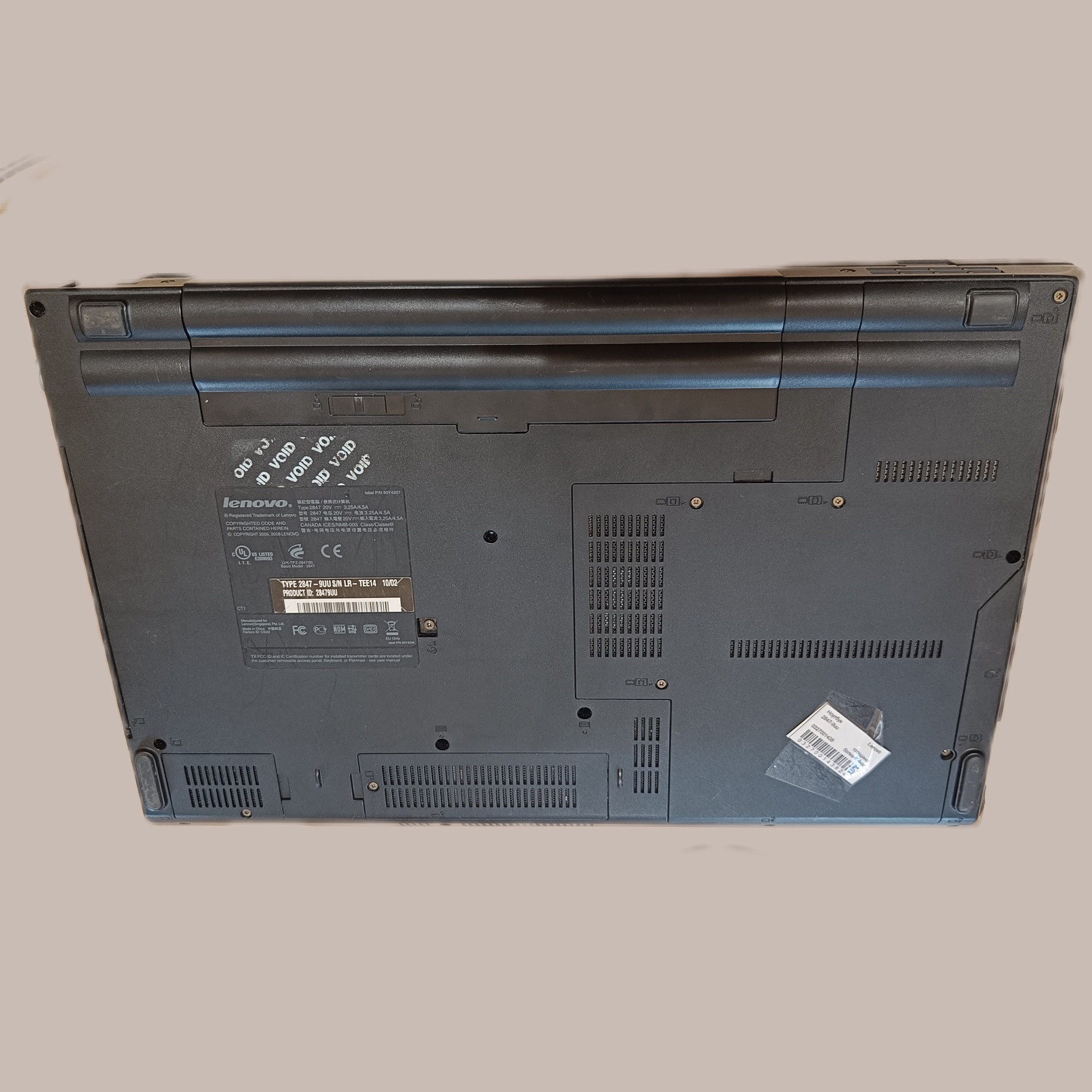 Lenovo THINKPAD SL510 2847-9UU (Intel Core 2 Duo T6570/4Gb/HDD250Gb) (33664485) 2
