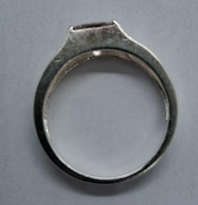 Серебряное кольцо с цирконием (32648770) 4