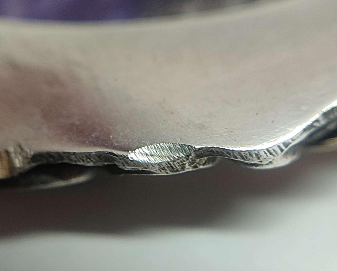 Срібний кулон з позолотою та чароїтом (33743791) 6