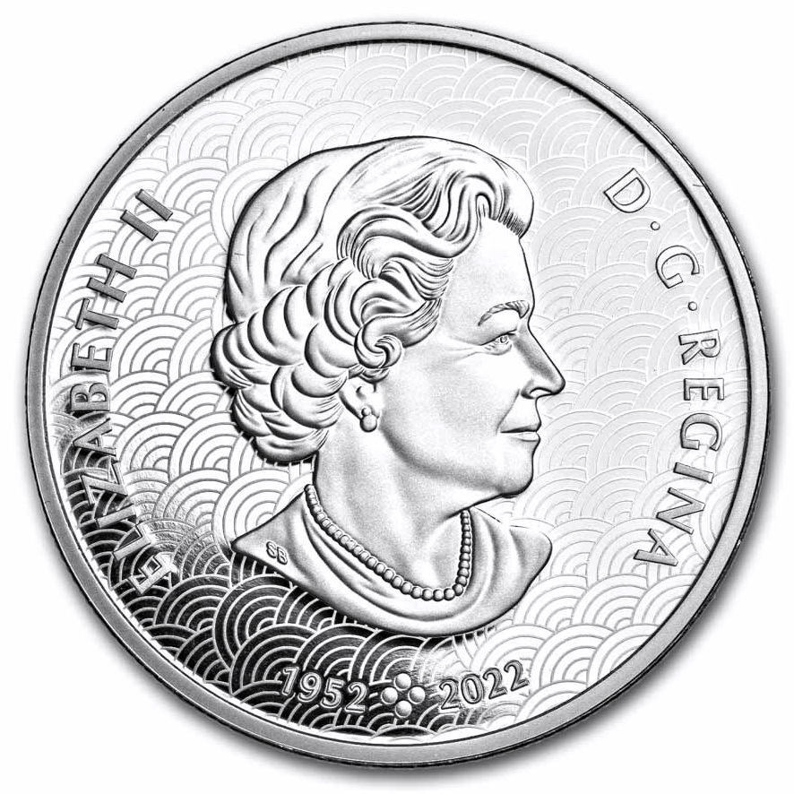 Срібна монета 1oz Рік Дракона 15 доларів 2024 Канада (пруф) (33075217) 7