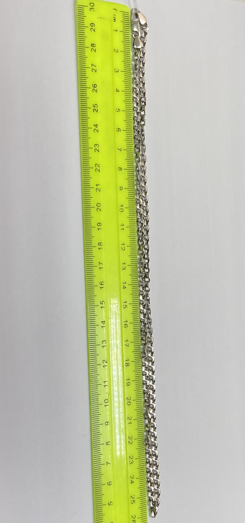 Серебряная цепь с плетением Бисмарк (33754430) 1