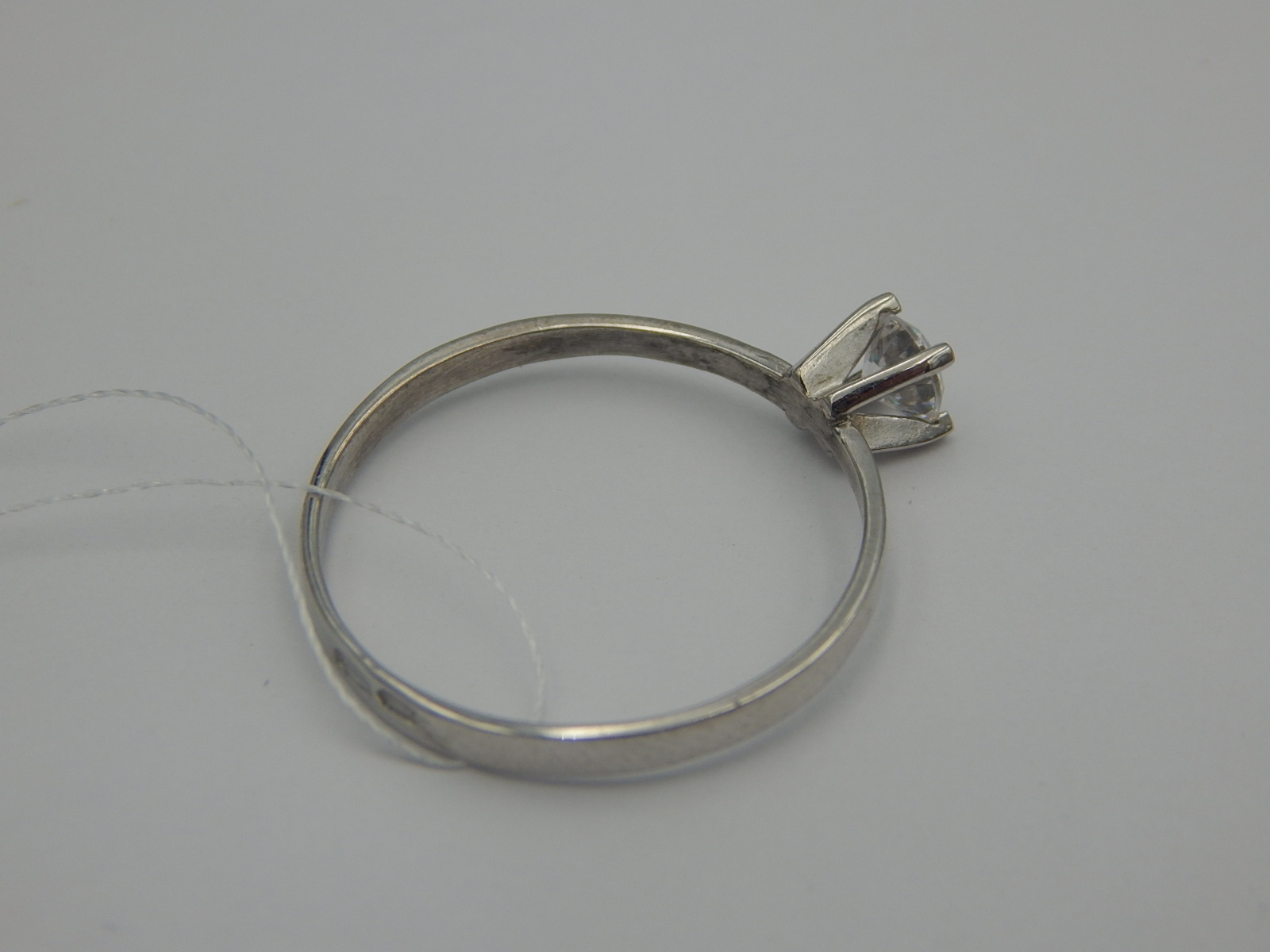 Серебряное кольцо с цирконием (30521984) 2
