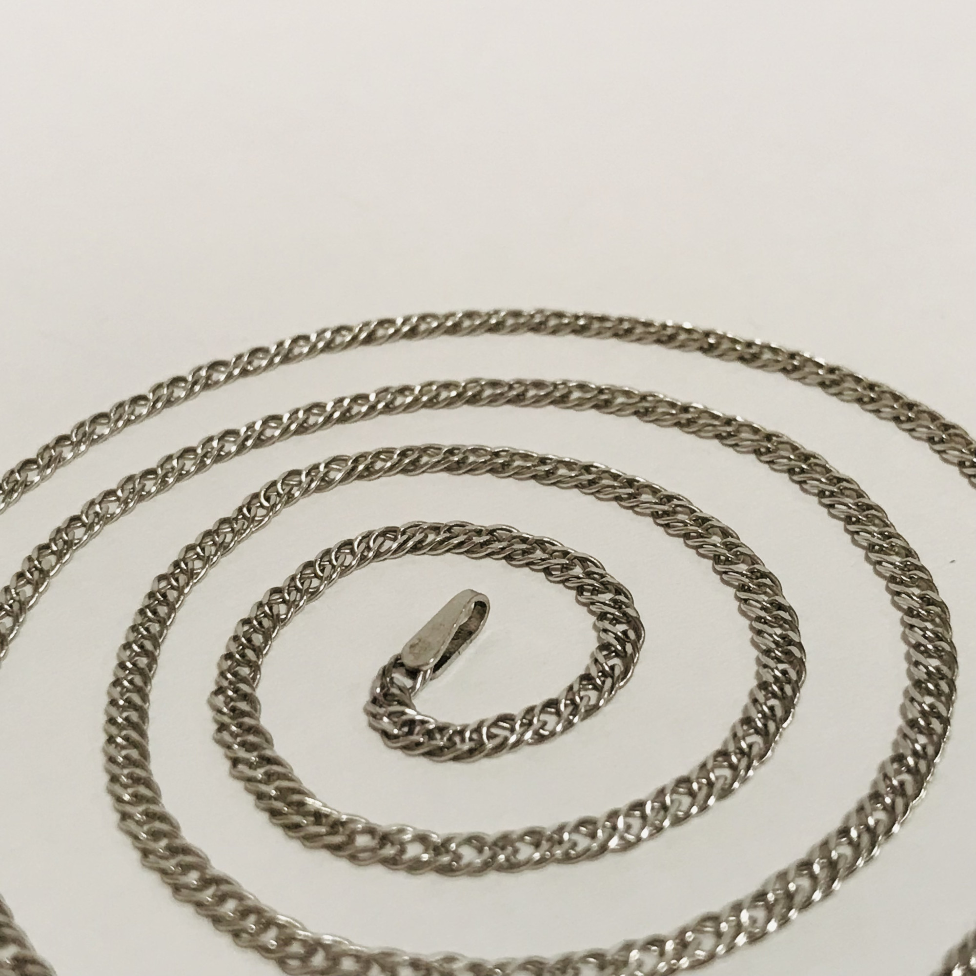 Срібний ланцюг з плетінням Подвійний ромб (32212578) 4
