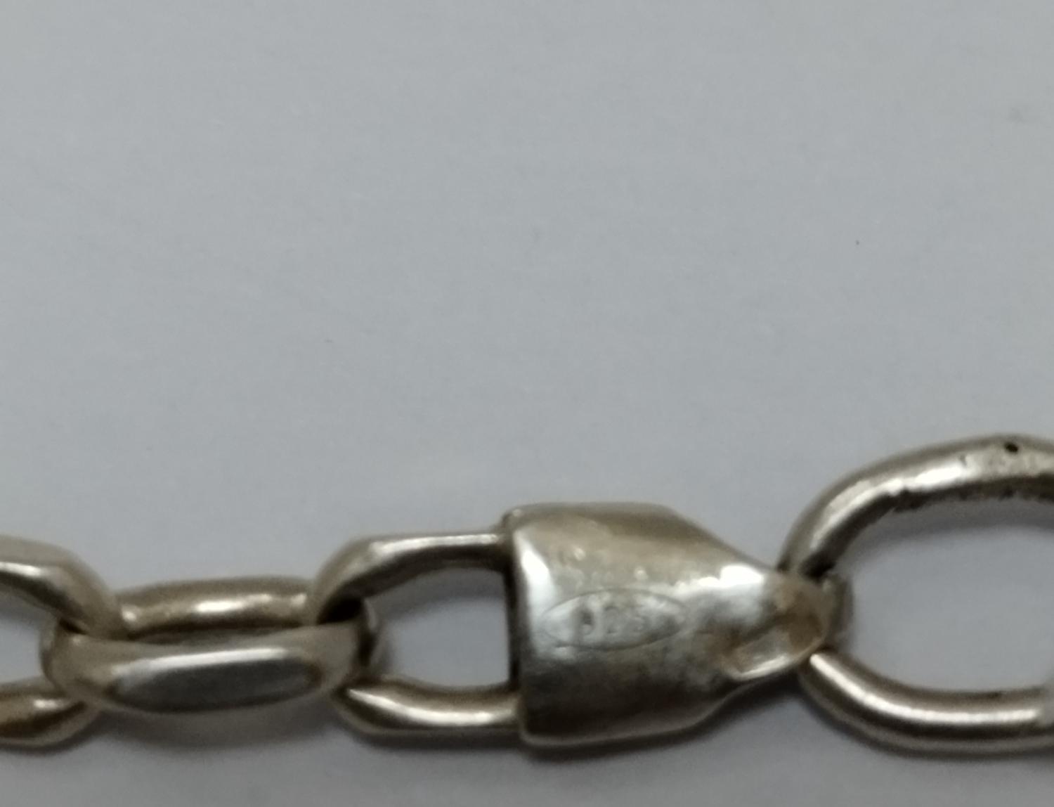 Серебряная цепь с плетением Якорное (33842848) 1