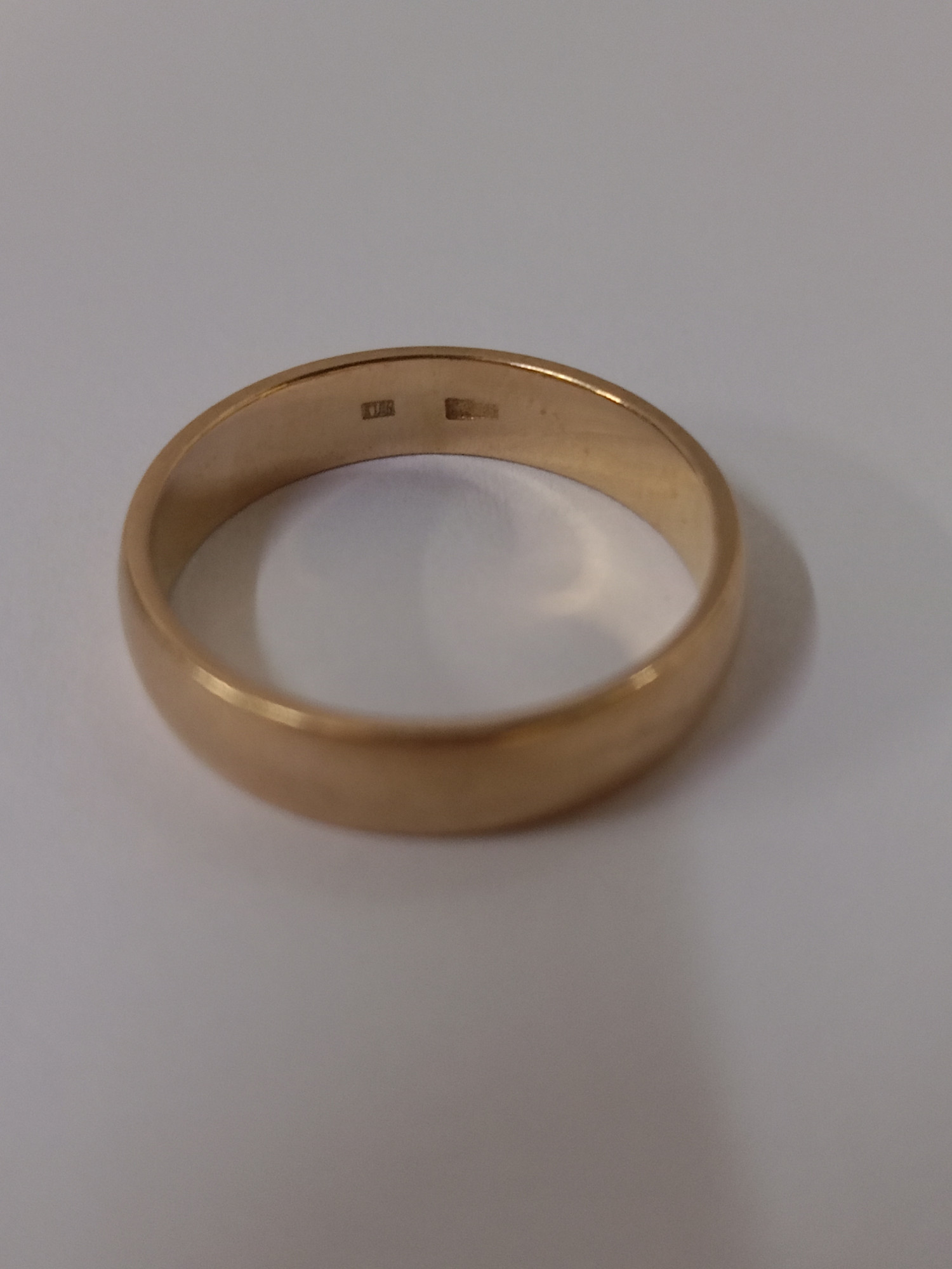 Обручальное кольцо из красного золота (33421425) 3
