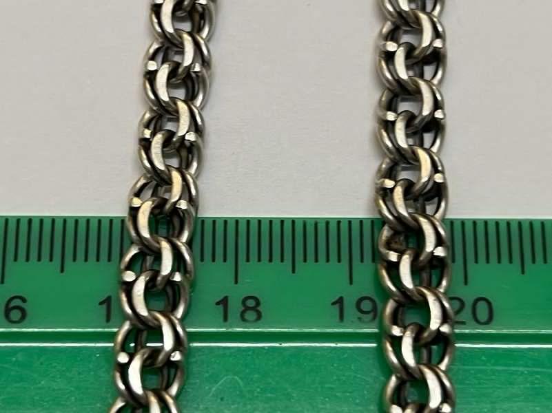 Серебряная цепь с плетением Бисмарк (31615757) 2