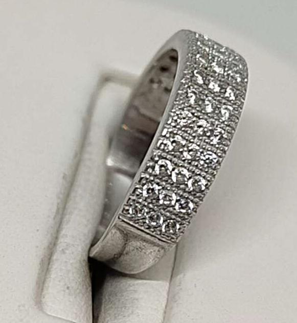 Серебряное кольцо с цирконием (33476231) 2