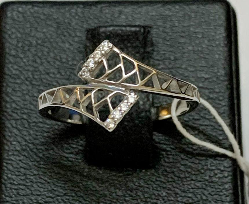 Серебряное кольцо с цирконием (17355180) 2