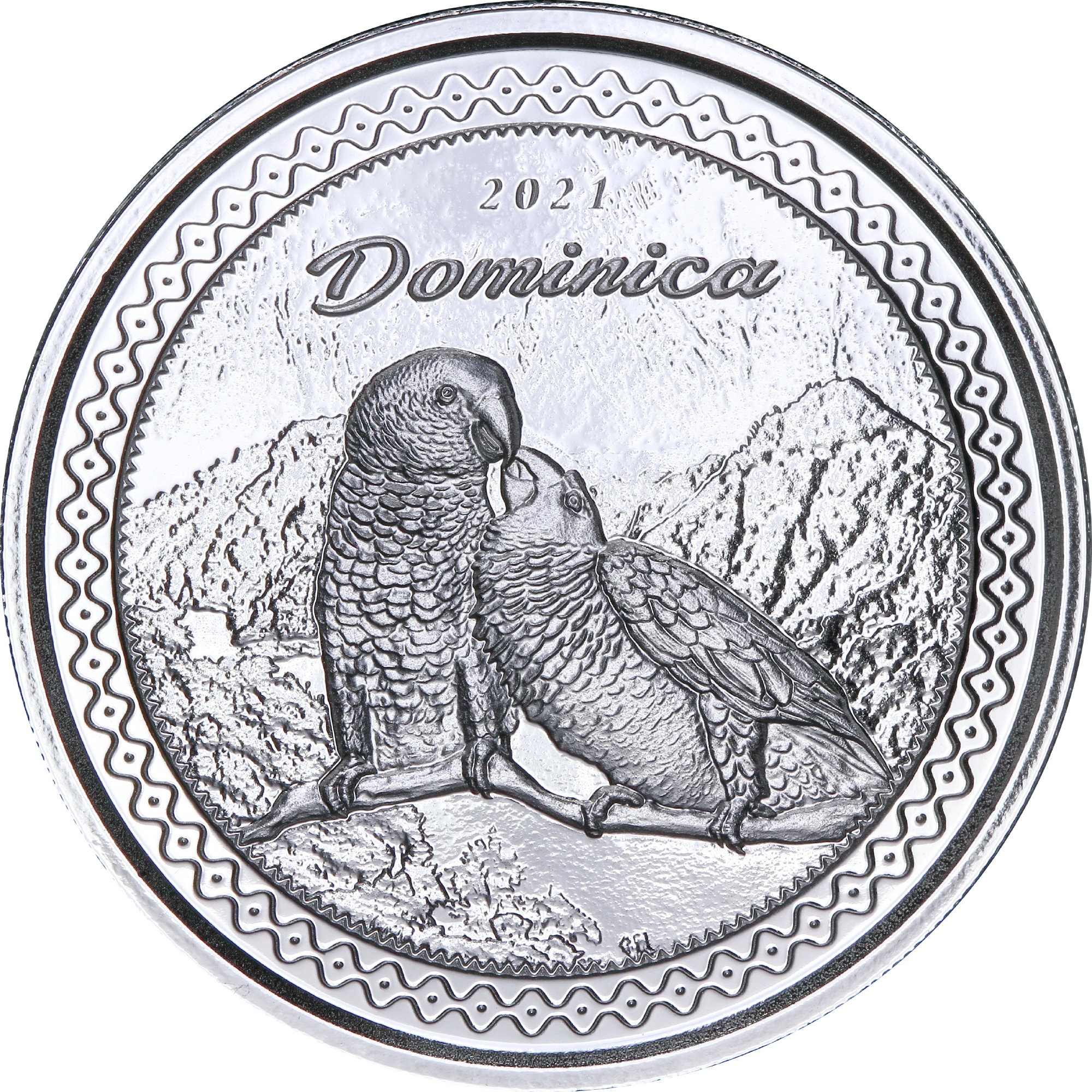 Серебряная монета 1oz Доминика 2 доллара 2021 Восточные Карибы (29128390) 0