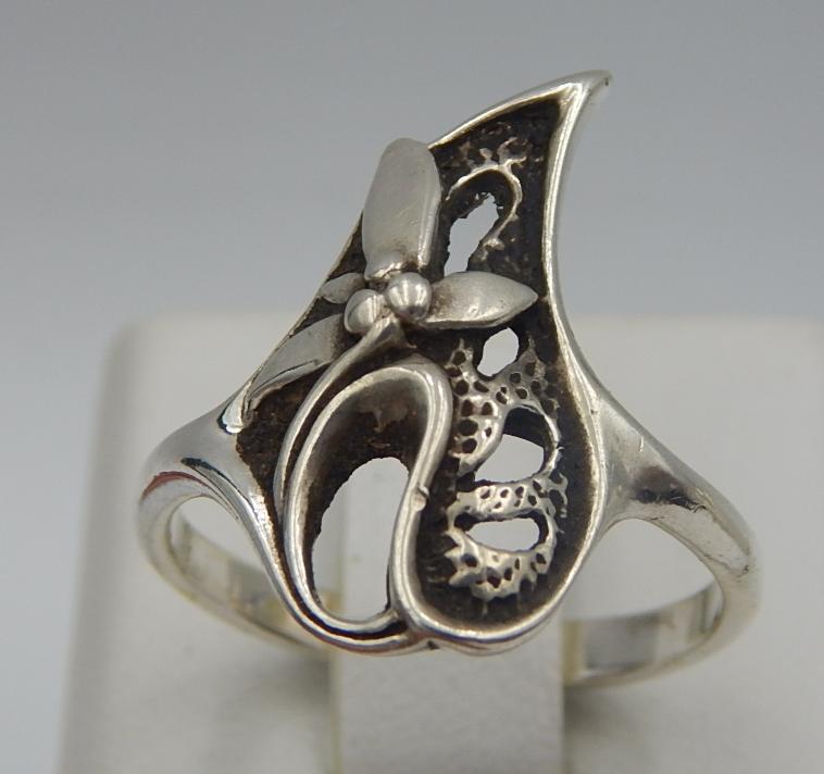 Серебряное кольцо (30507901) 0