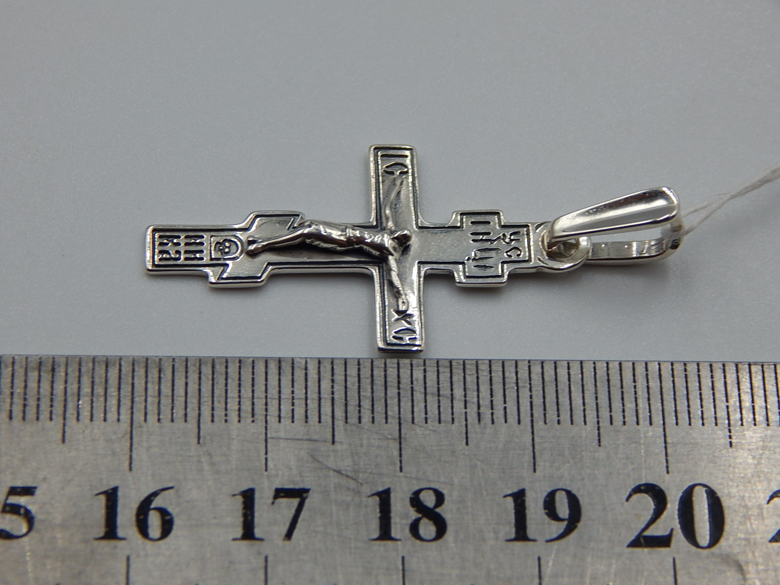 Срібний підвіс-хрест (33099945) 5