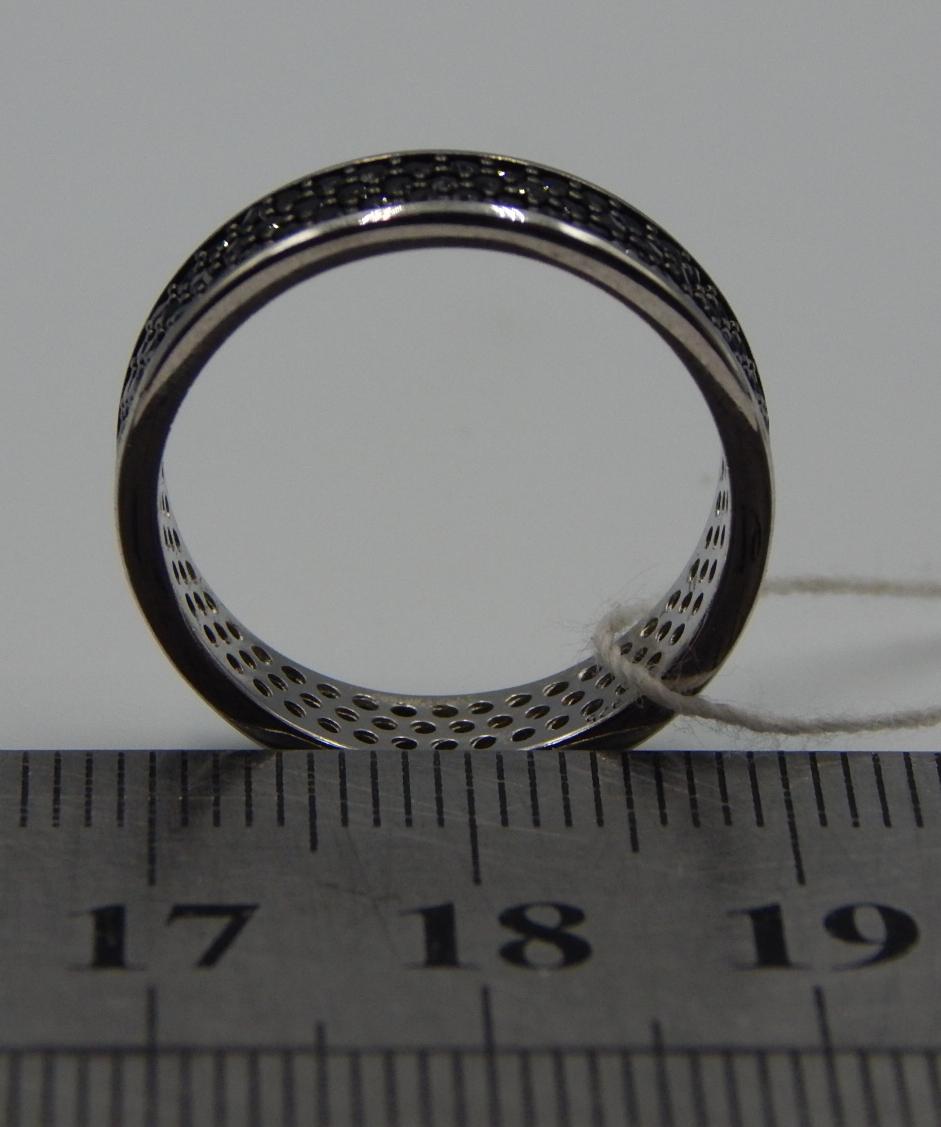 Серебряное кольцо с цирконием (32584563) 3