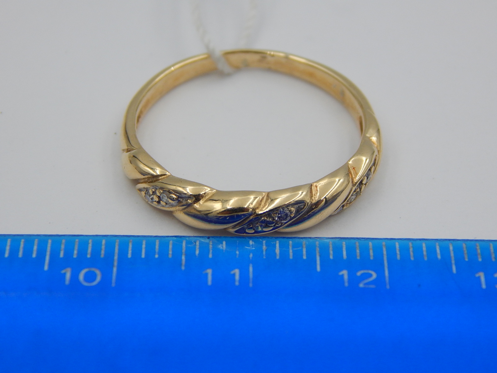 Кольцо из красного золота с бриллиантом (-ми) (28660606) 6