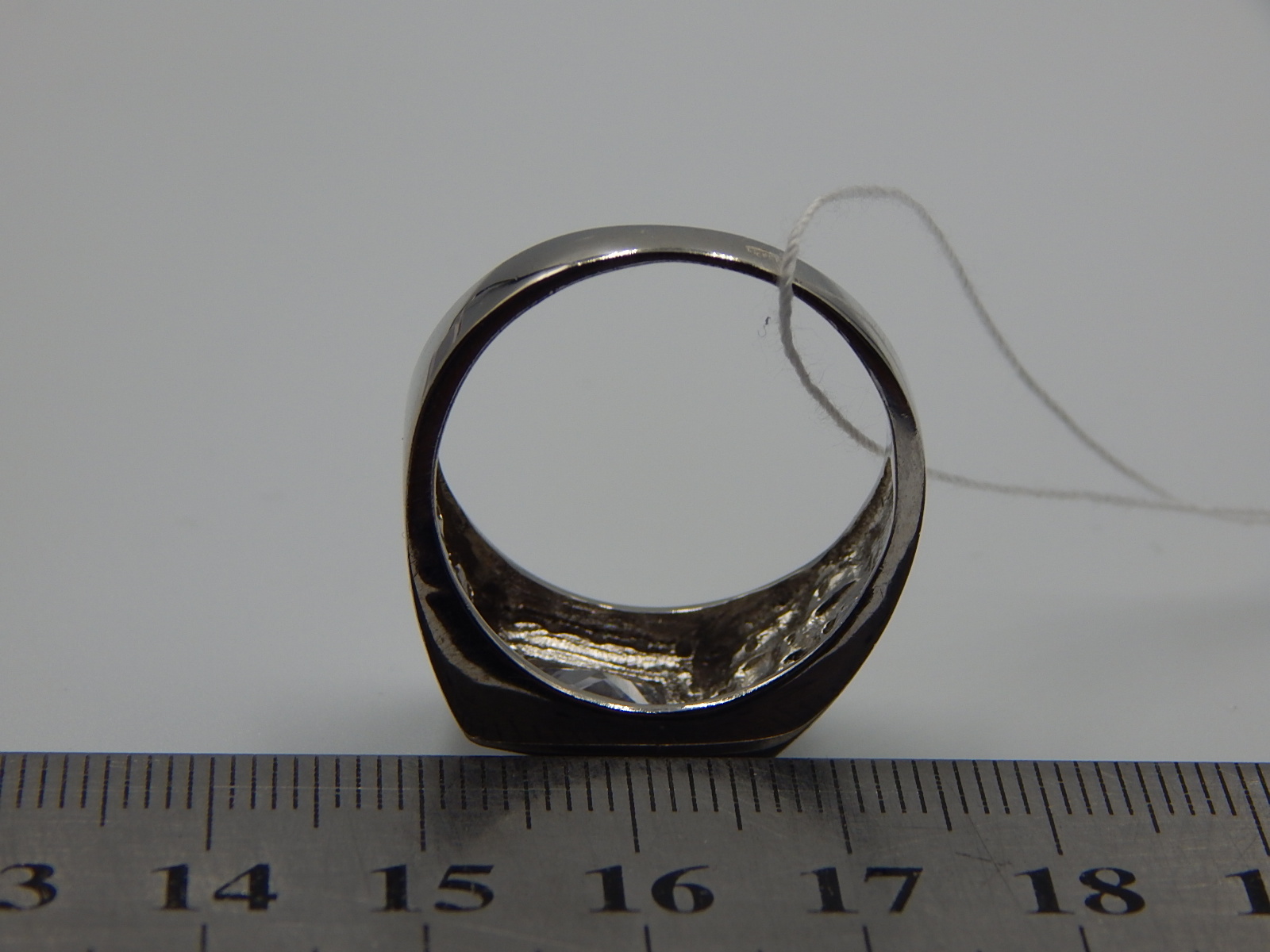 Серебряное кольцо с цирконием (33008371) 3