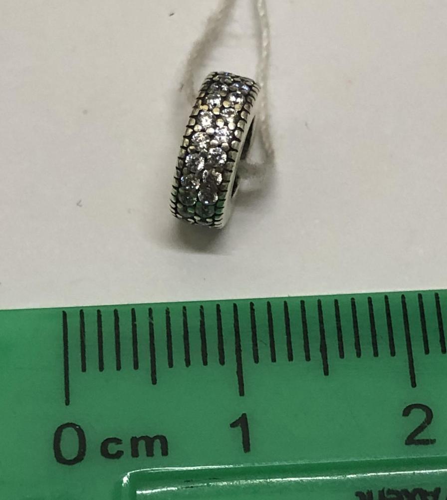 Срібний шарм із цирконієм (29165944) 1
