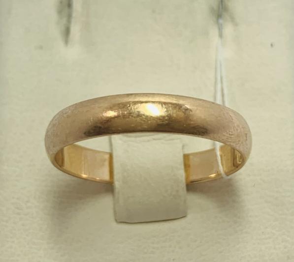Обручальное кольцо из красного золота (33453907) 0