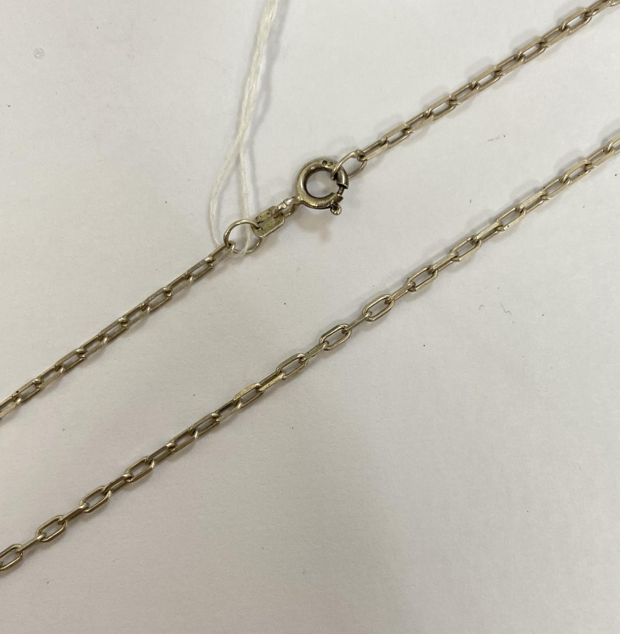 Серебряная цепь с плетением Якорное (33826228) 0