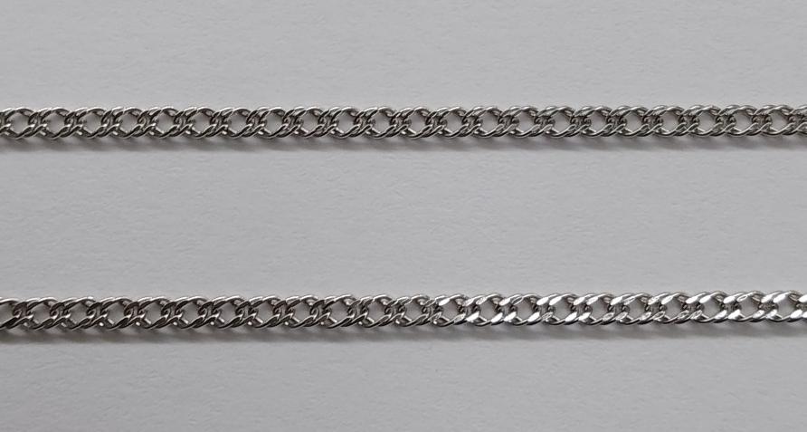 Срібний ланцюг із плетінням Подвійний ромб (29518550) 0