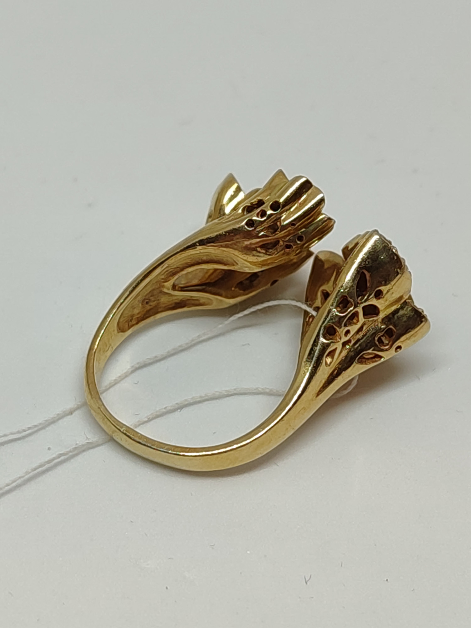 Кольцо из красного золота с бриллиантом (-ми) (27416687)  3
