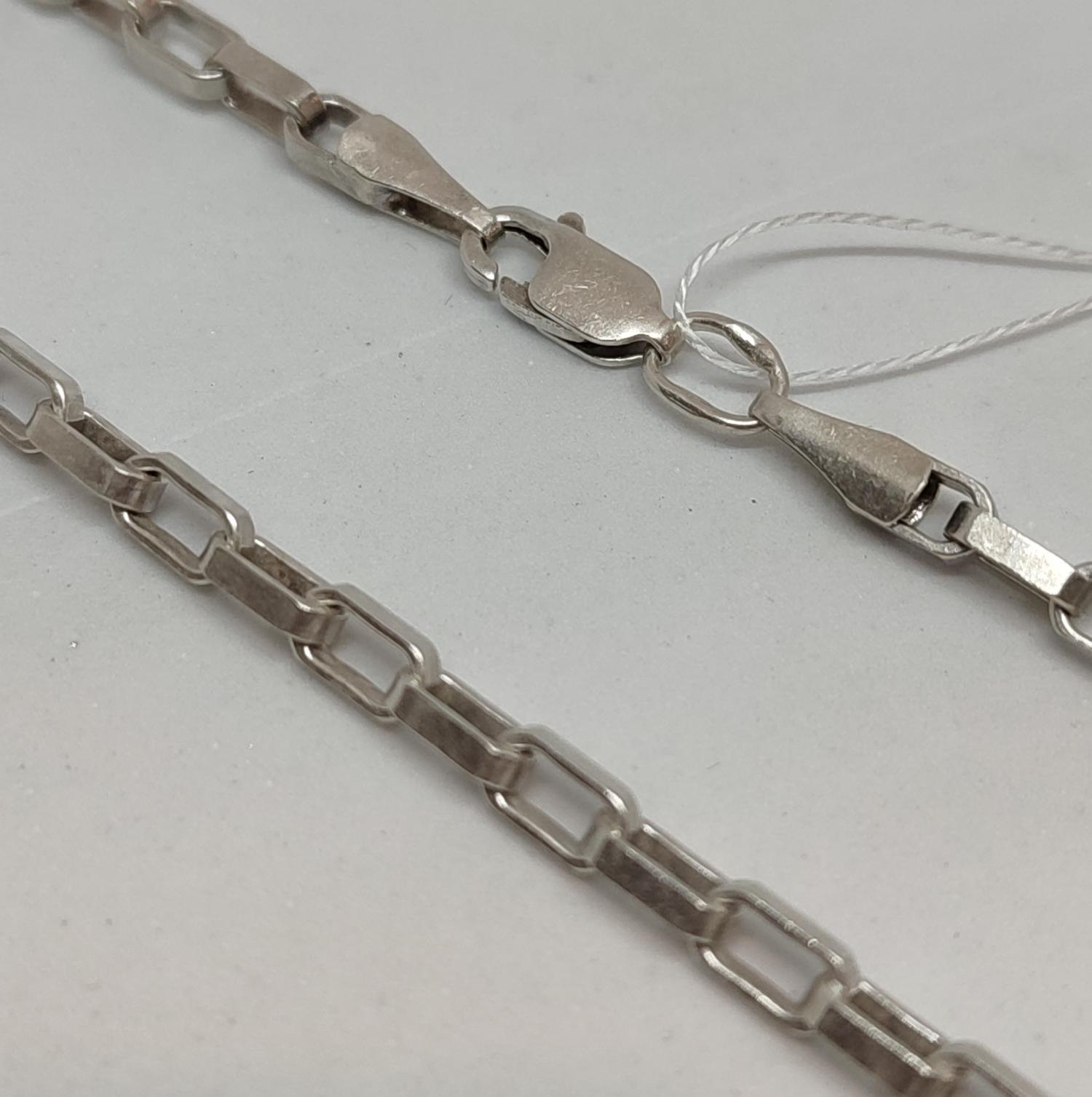 Серебряная цепь с плетением Якорное (29010319) 0