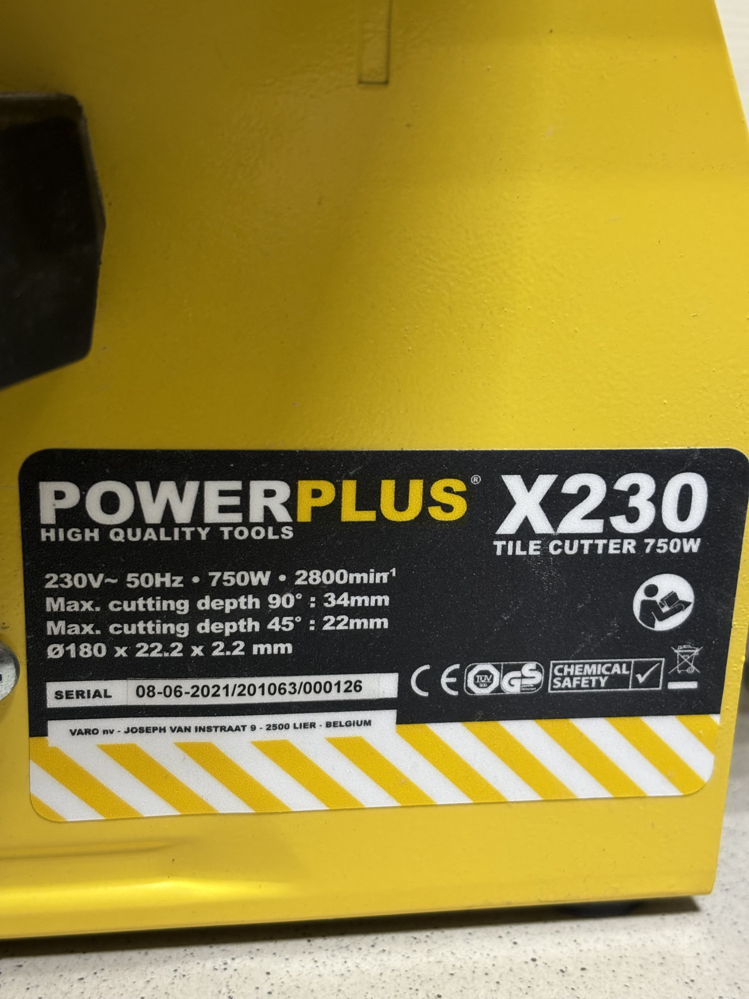 Плиткорез Powerplus Powx230 1