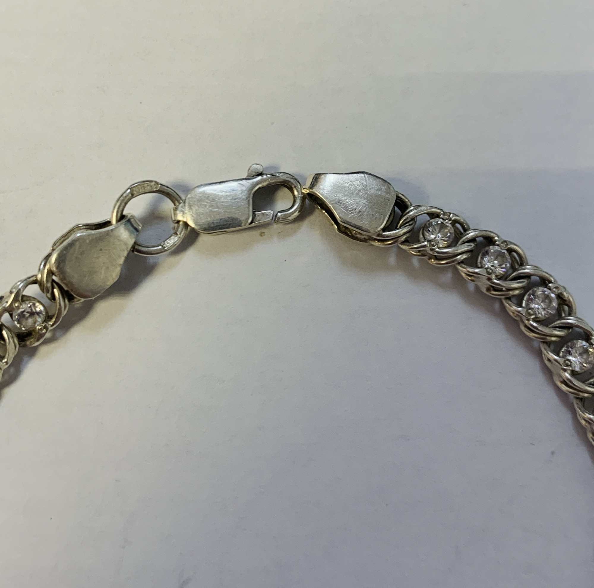 Срібний браслет із цирконієм (33556245) 2