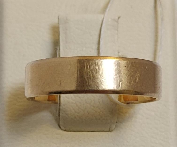 Обручальное кольцо из красного золота (33750728) 0