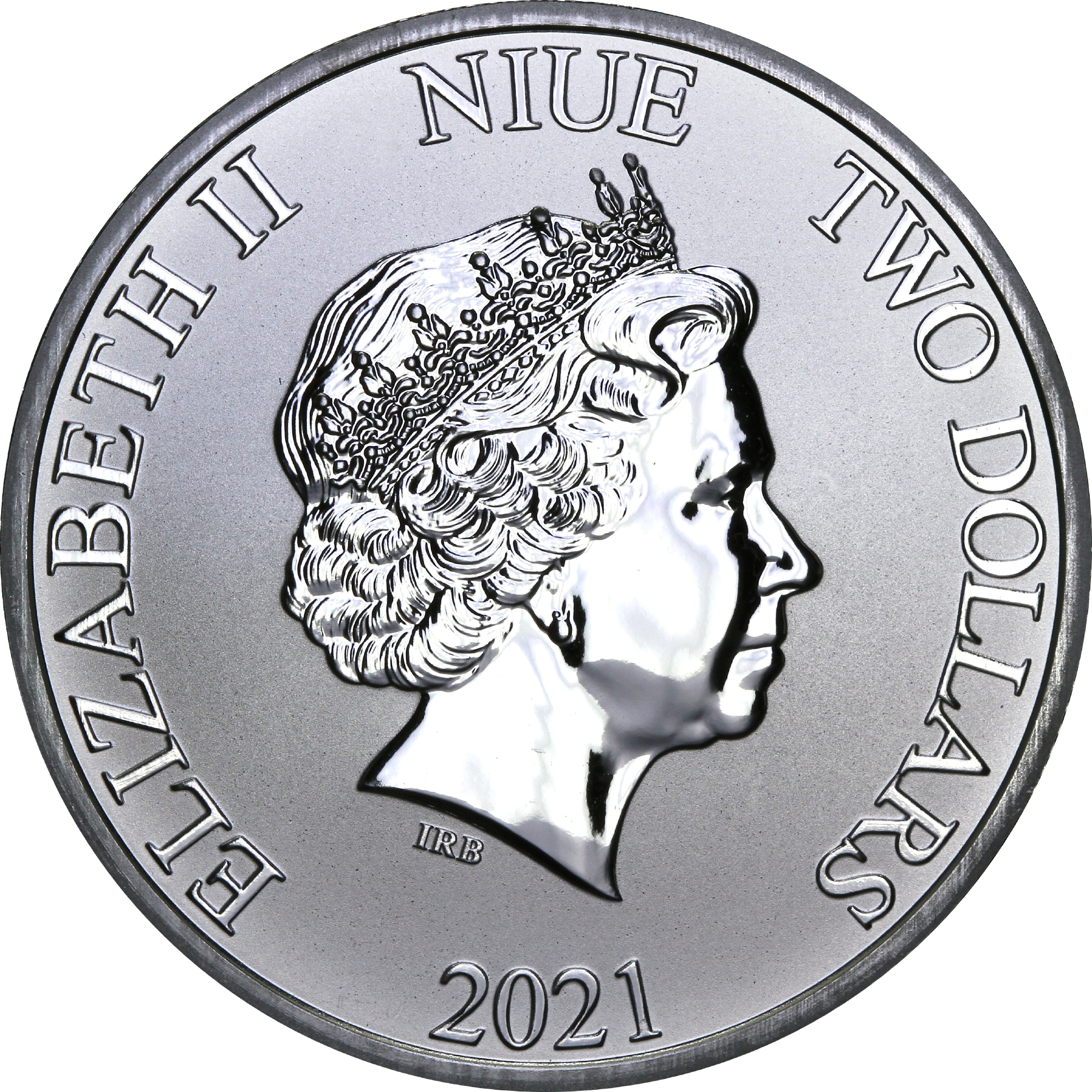 Серебряная монета 1oz Дональд и Дейзи Дак 2 доллара 2021 Ниуэ (29127860) 1