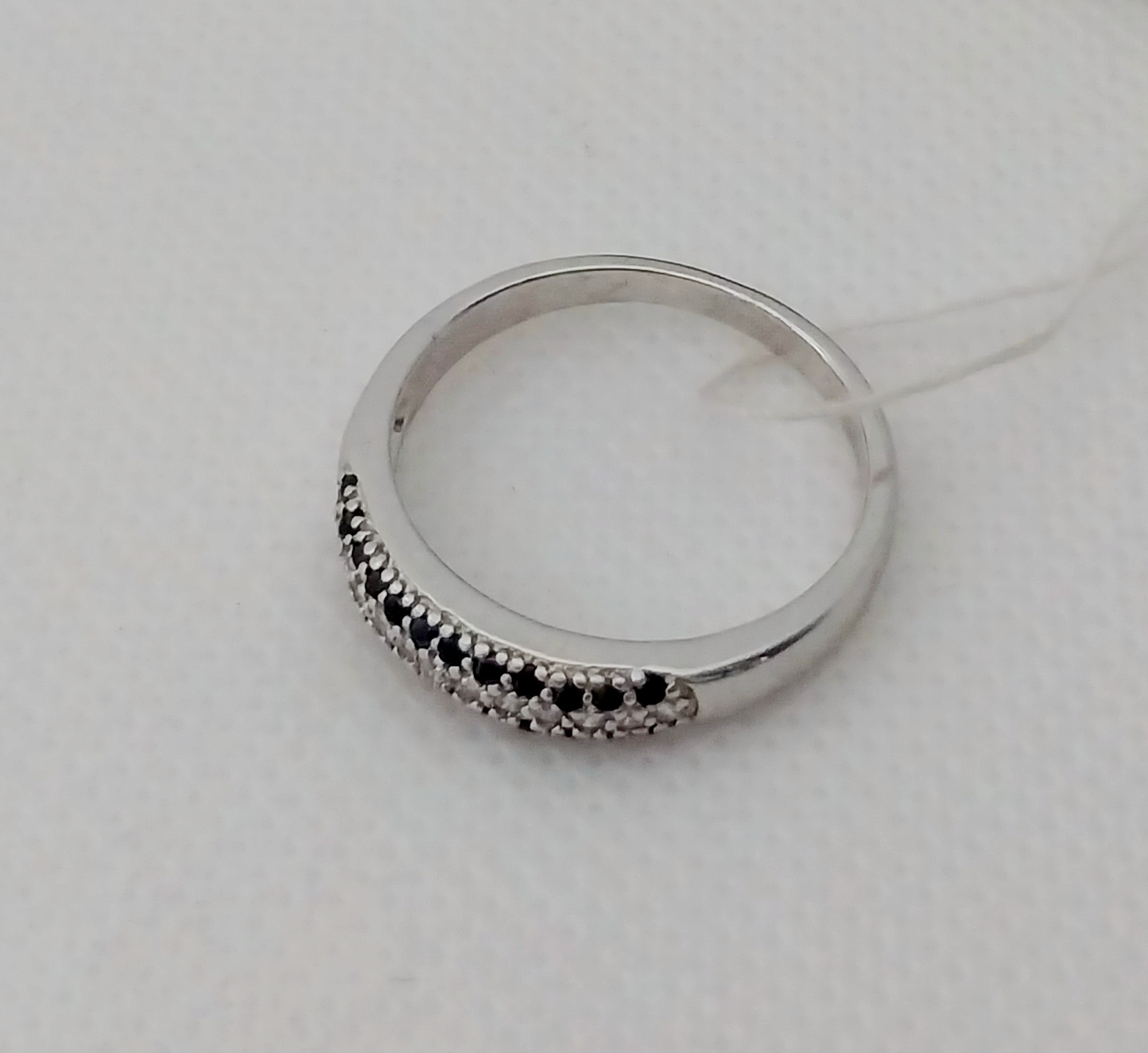 Серебряное кольцо с цирконием (30837835) 4