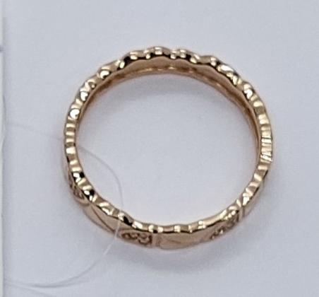 Кольцо из красного золота с цирконием (33217188)  2