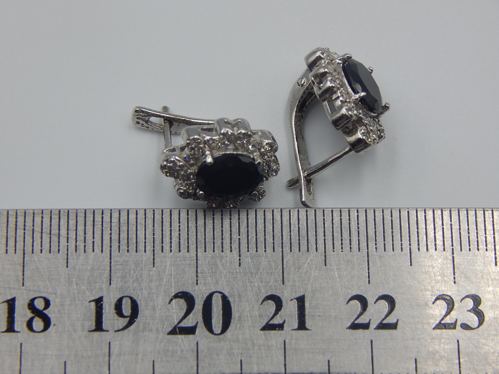 Срібні сережки з цирконієм (33281756) 4