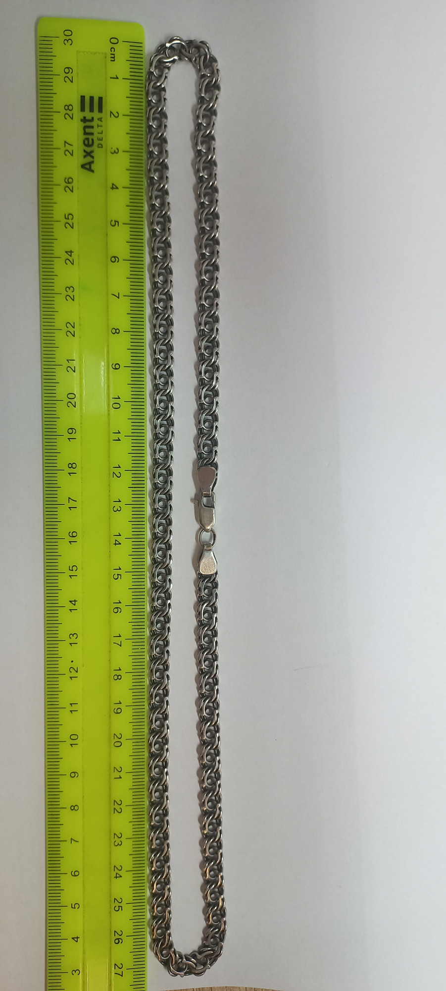 Серебряная цепь с плетением Бисмарк (33677572) 1