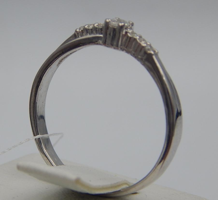 Серебряное кольцо с цирконием (28353475) 3