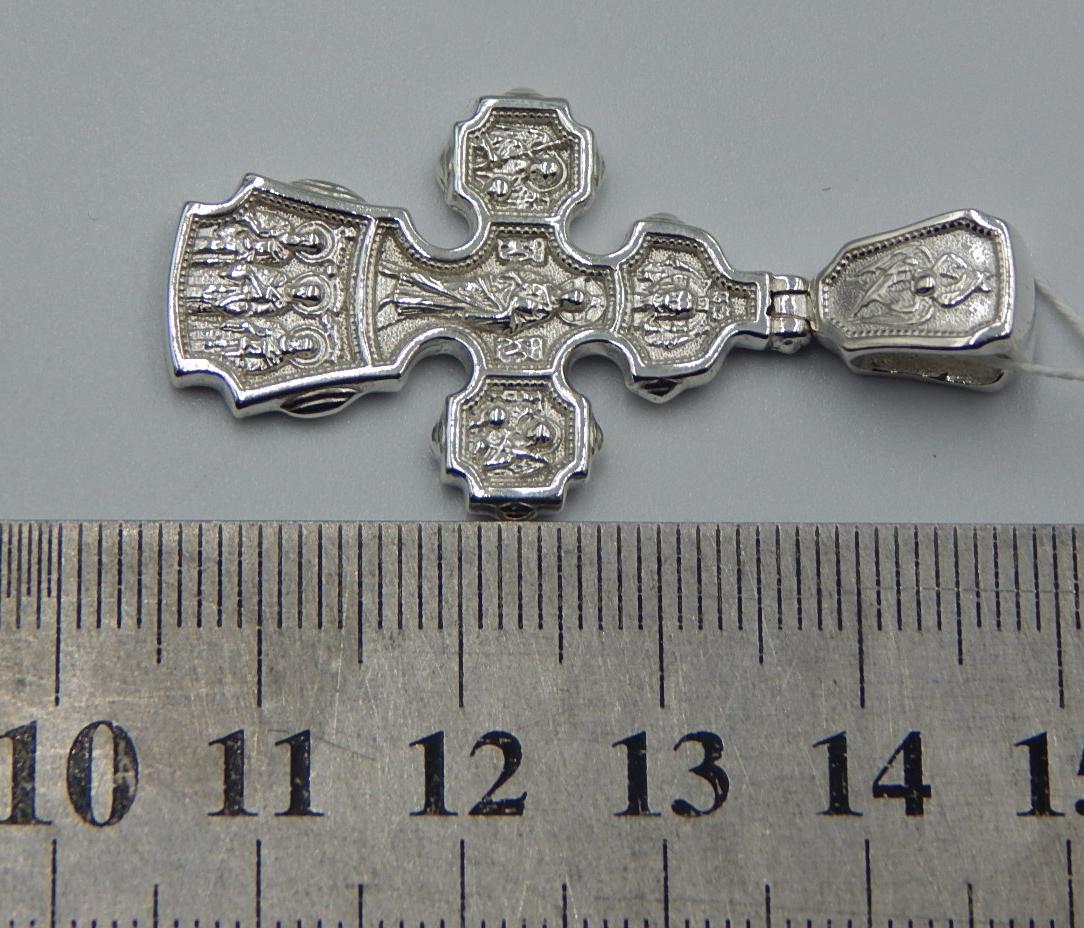 Срібний підвіс-хрест (32477384) 2